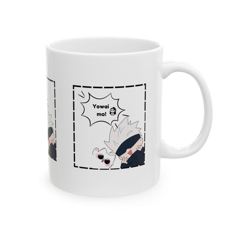 Gojo Satoru Anime Ceramic Coffee Mug - Customizable Design