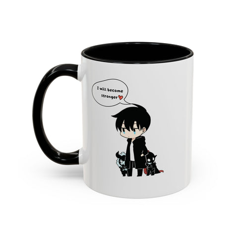 Solo Leveling-Inspired Mug: "I Will Become Strong"